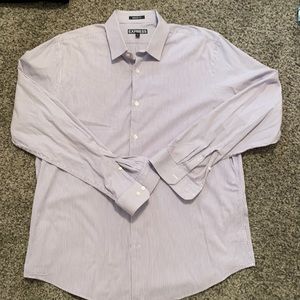 Express men’s modern fit button down shirt